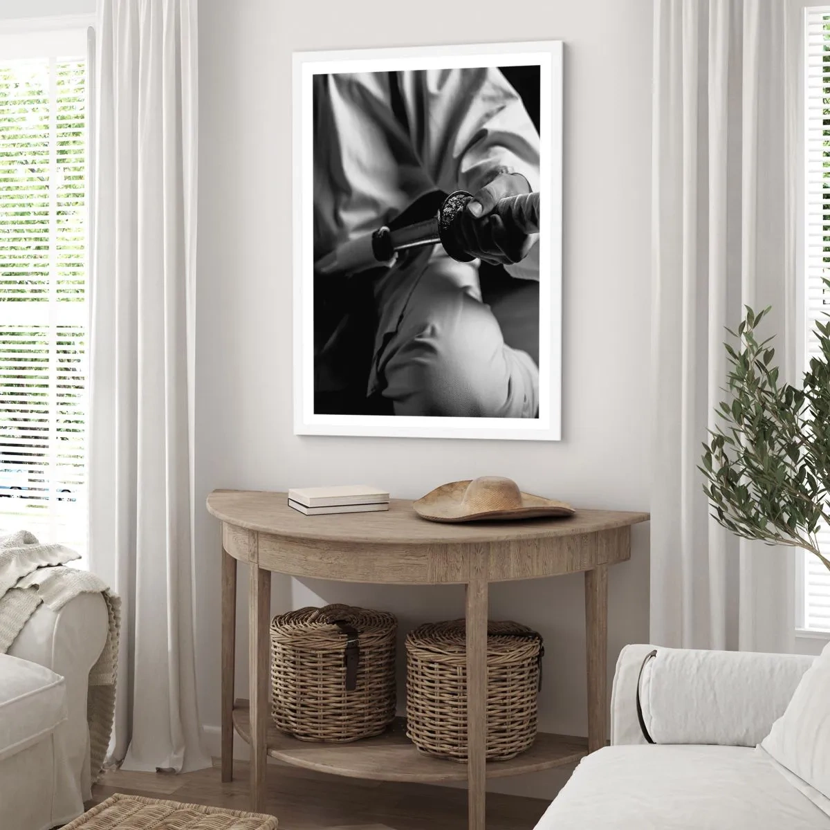 Affisch i vit ram - Kämpens själ - 50x70 cm