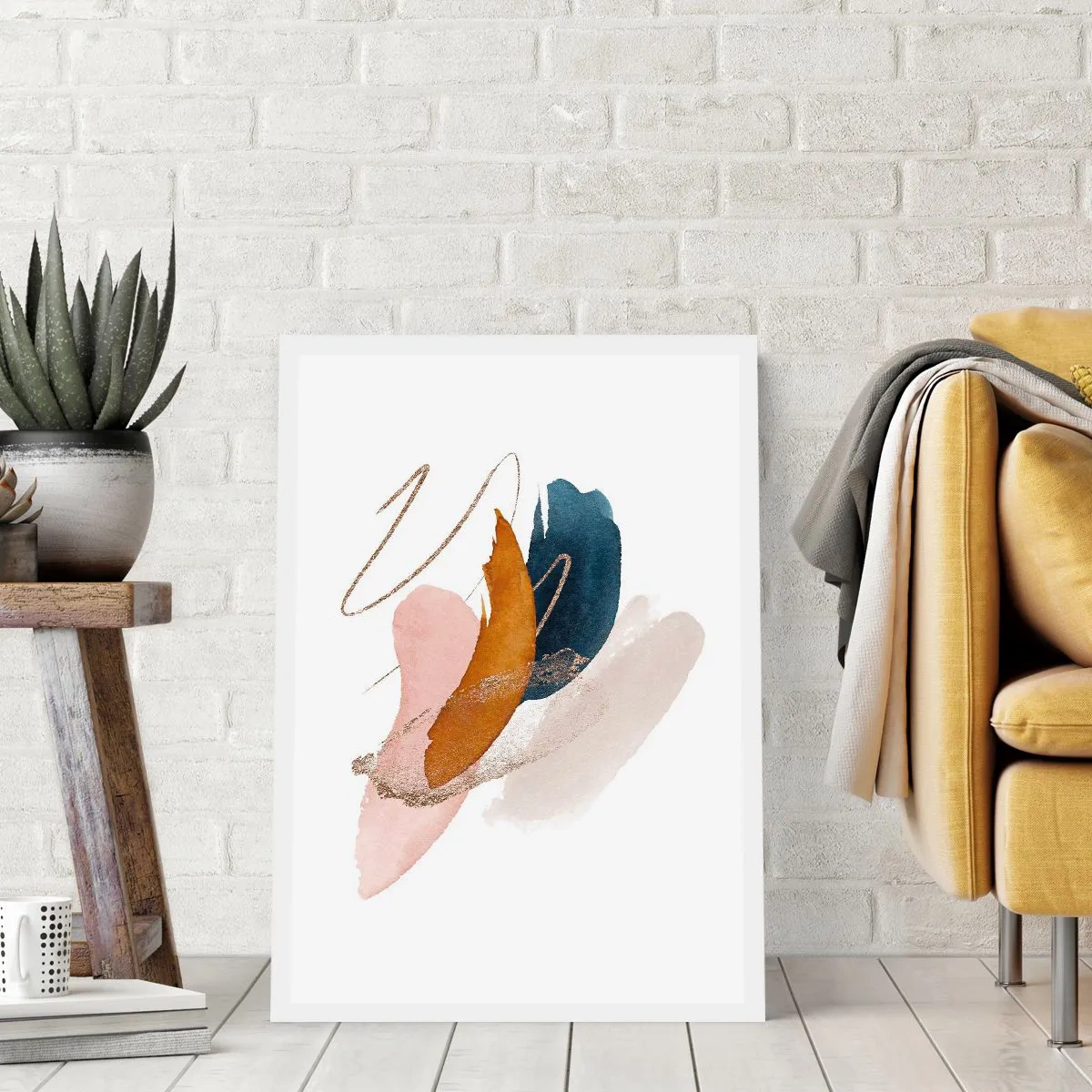 Affisch - Bevingad komposition - 40x50 cm