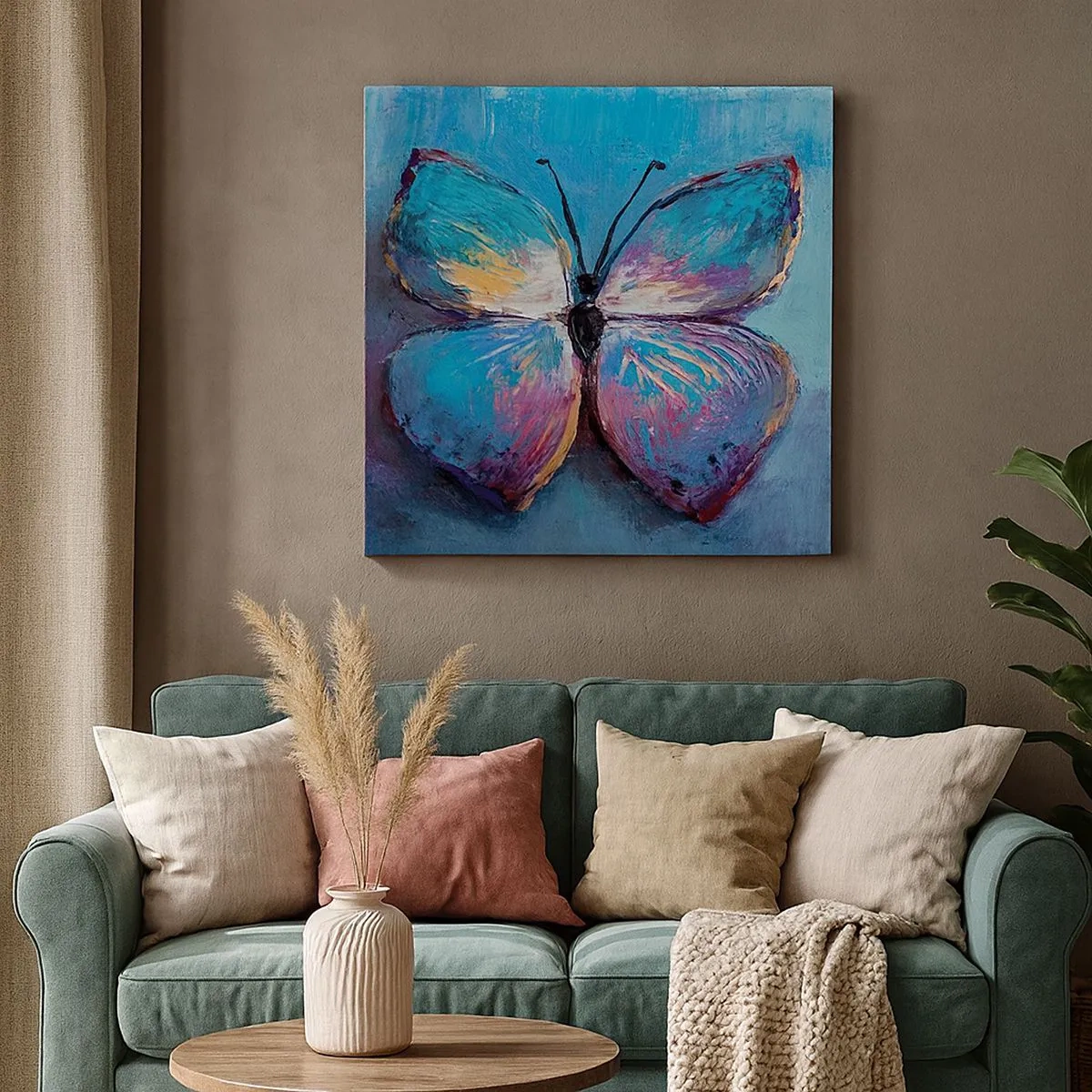 Canvastavla - Bild på duk - I full charm - 30x30 cm