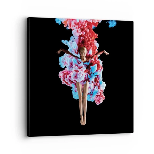 Canvastavla - Bild på duk - Fullt blommande - 30x30 cm