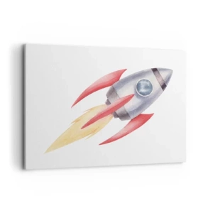 Canvastavla - Bild på duk - Högre, snabbare, längre - 100x70 cm