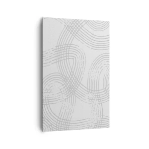 Canvastavla - Bild på duk - Det finns ingen rak väg - 80x120 cm