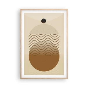 Affisch i ram av ljusek - Om geometriska figurers ursprung - 61x91 cm