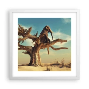 Affisch i vit ram - Ny synvinkel - 40x40 cm