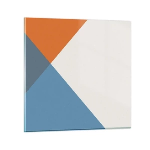 Glastavla - Bild på glas - Under vinkel… - 70x70 cm