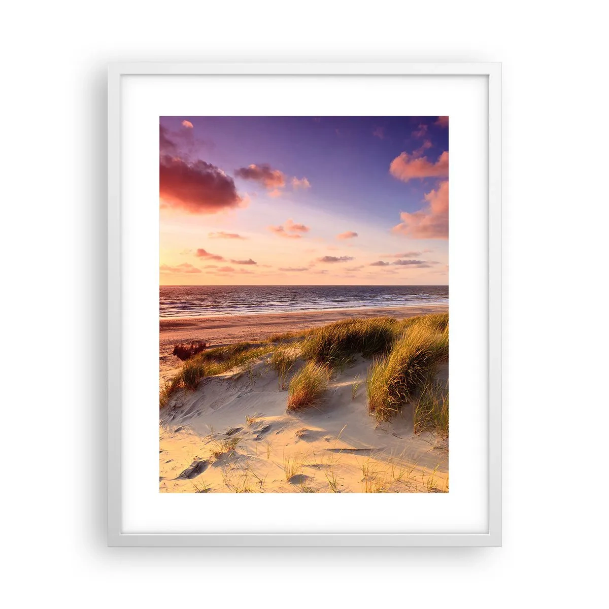 Affisch i vit ram - Luften luktar sommar - 40x50 cm