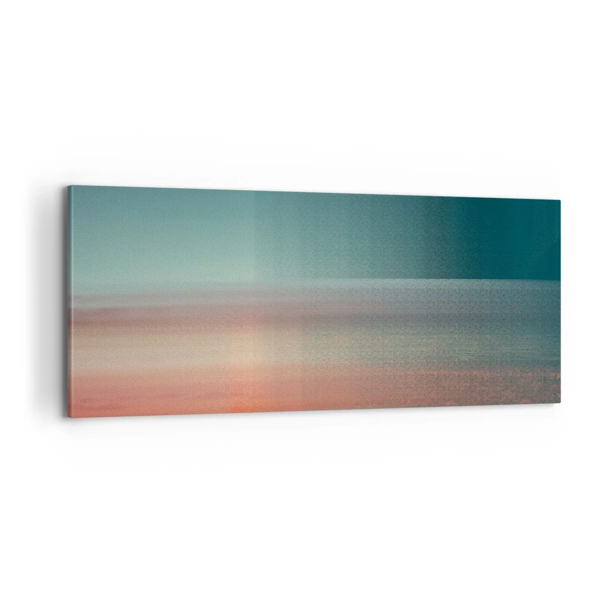 Canvastavla - Bild på duk - Abstraktion: ljusvågor - 100x40 cm