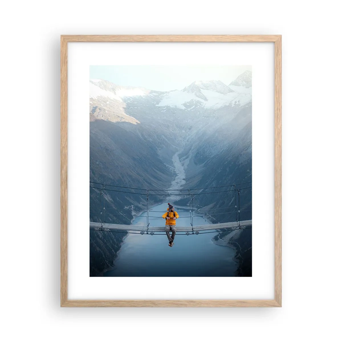 Affisch i ram av ljusek - Beundran i upphängt läge - 40x50 cm