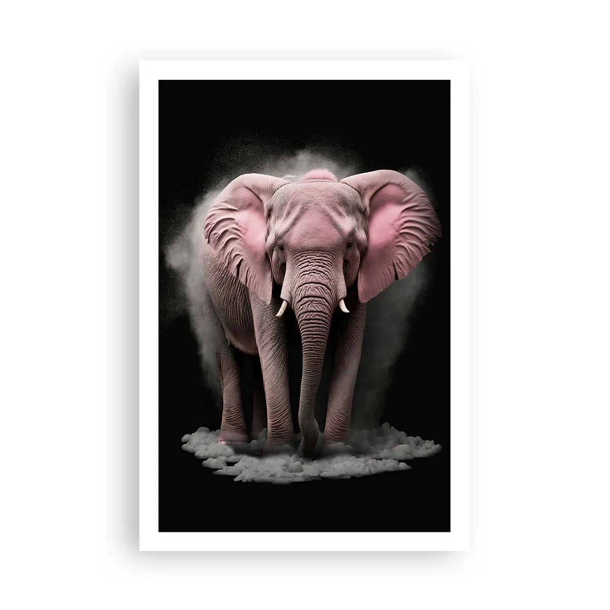 Affisch - Tänk inte på en rosa elefant! - 61x91 cm