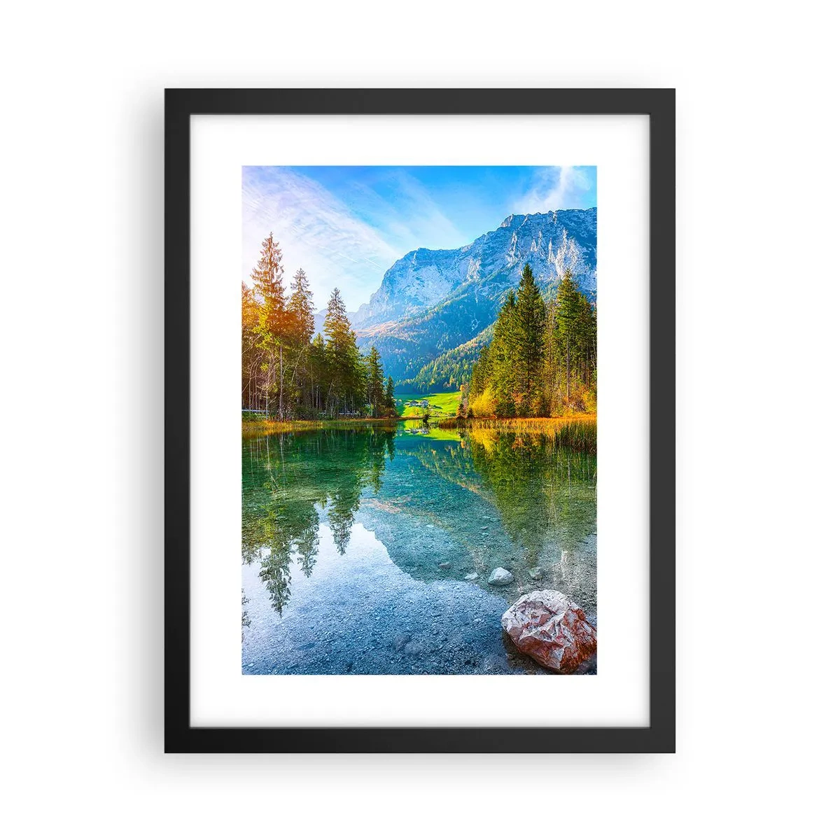 Affisch i svart ram - Höstens mildhet - 30x40 cm