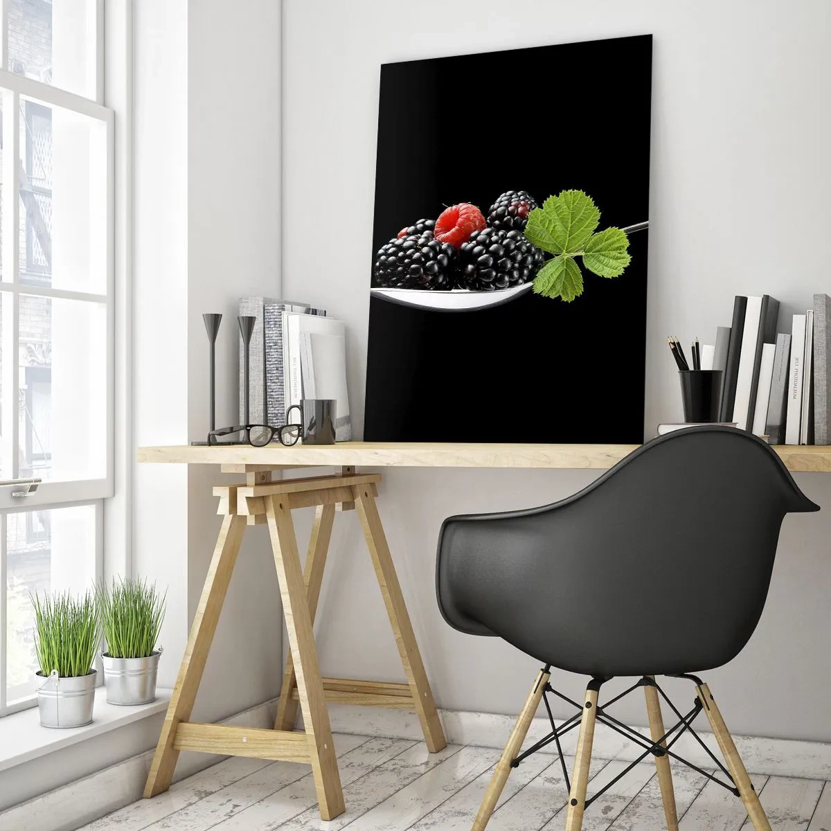 Glastavla - Bild på glas - Fräschhetens smak - 50x70 cm
