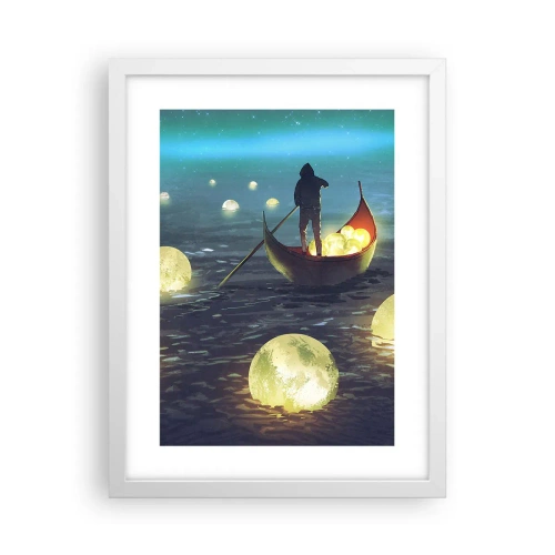 Affisch i vit ram - Saker som filosoferna inte drömt om - 30x40 cm