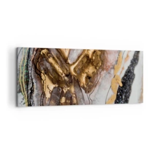 Canvastavla - Bild på duk - Jordens element - 100x40 cm