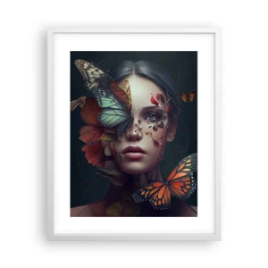 Affisch i vit ram - En underbar metamorfos - 40x50 cm