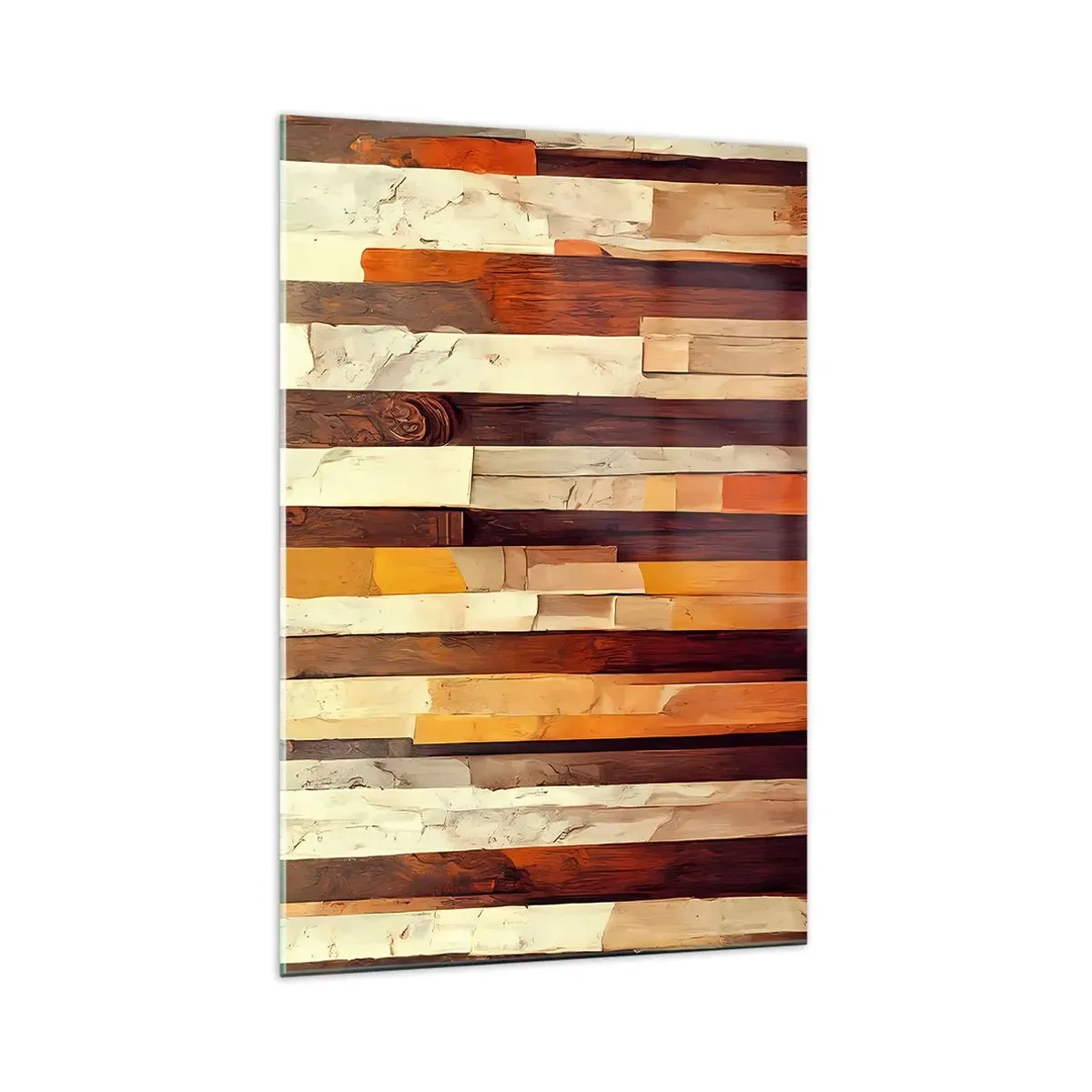 Glastavla - Bild på glas - Hymn av skogens träd - 70x100 cm