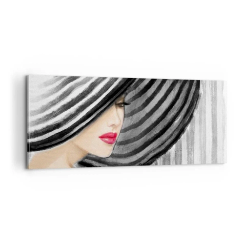 Canvastavla - Bild på duk - Var hittar jag dig? - 100x40 cm