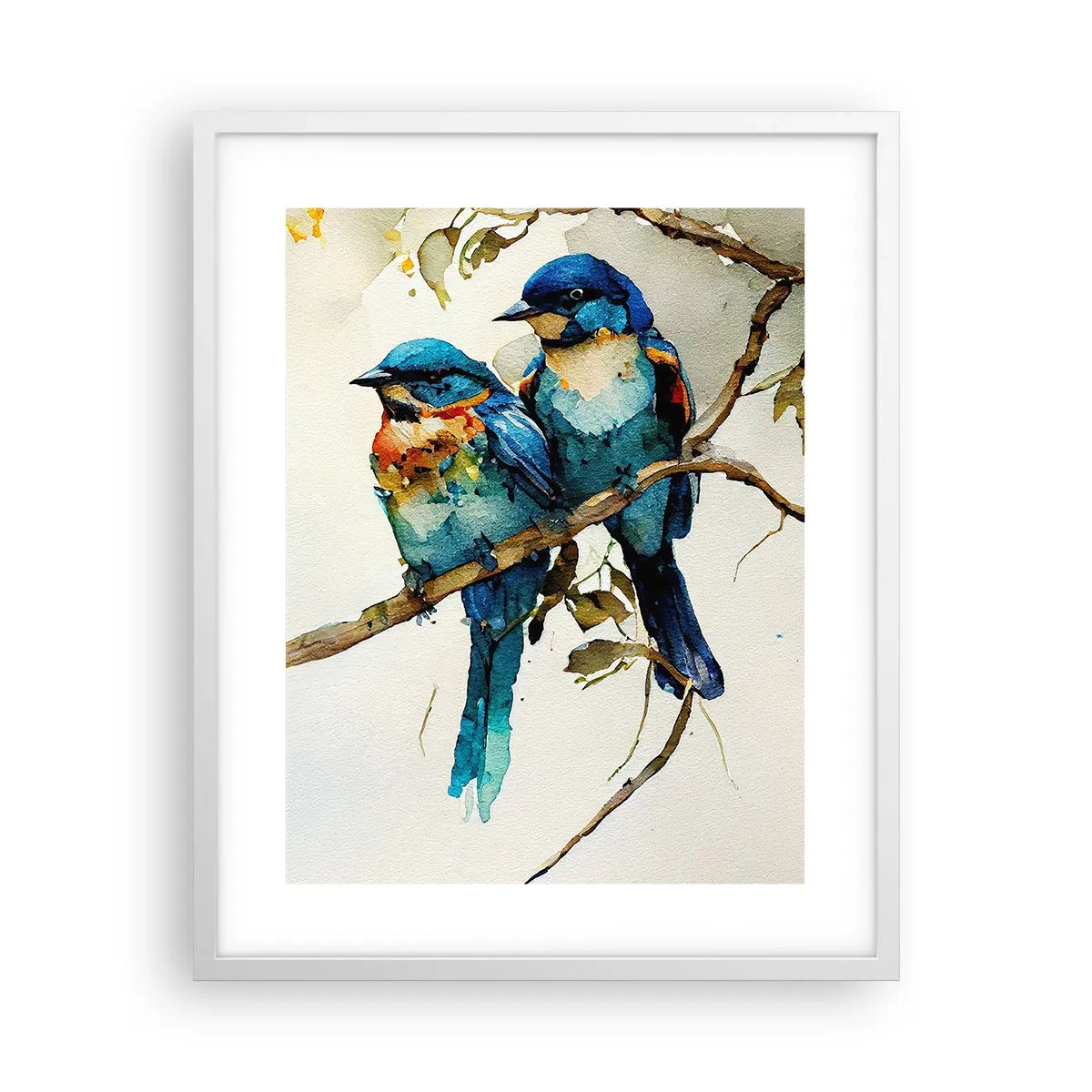 Affisch i vit ram - Sur? - 40x50 cm