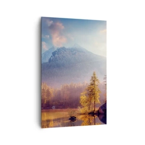 Canvastavla - Bild på duk - I berg och dalar - 80x120 cm