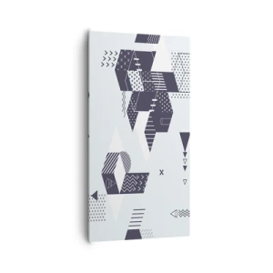 Canvastavla - Bild på duk - I matematikerns själ - 65x120 cm