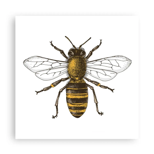 Affisch - Vackert och bra - 60x60 cm