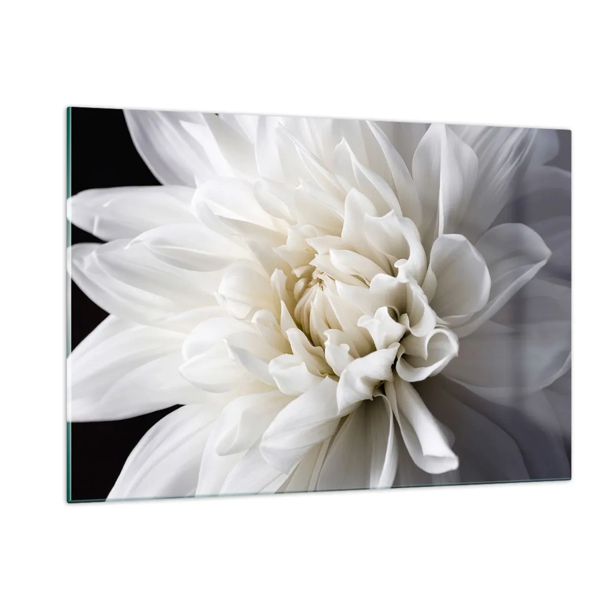 Glastavla - Bild på glas - En bruds morgon - 120x80 cm