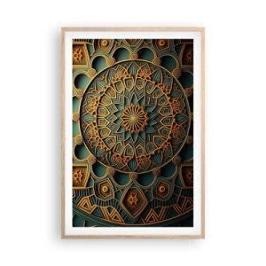 Affisch i ram av ljusek - I ett arabiskt klimat - 61x91 cm
