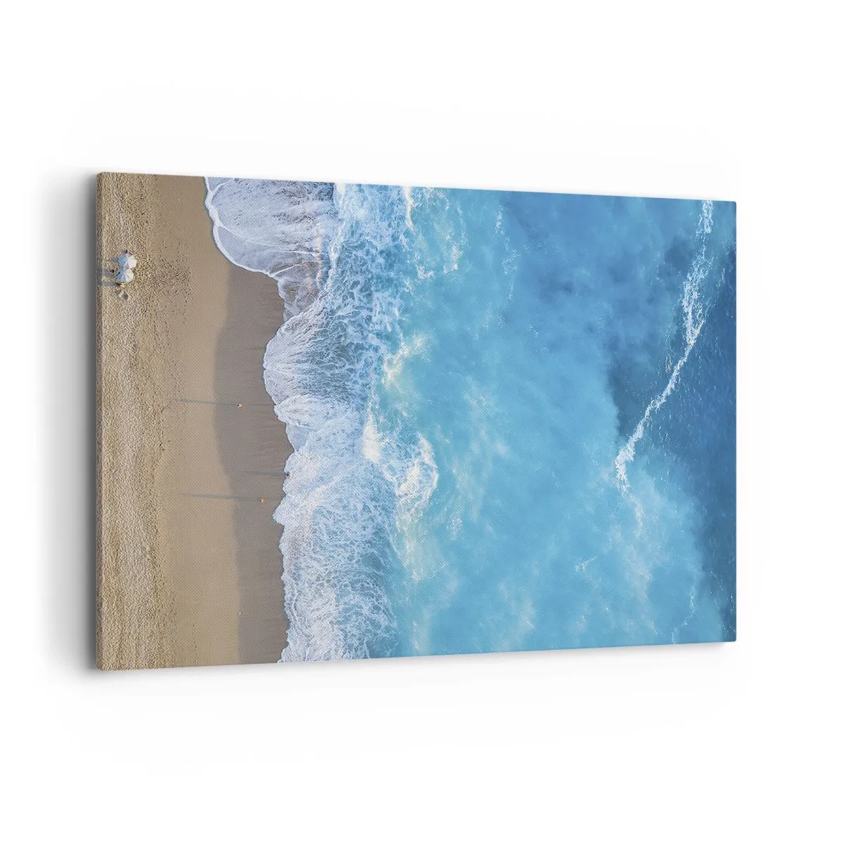 Canvastavla - Bild på duk - Blå styrka - 100x70 cm