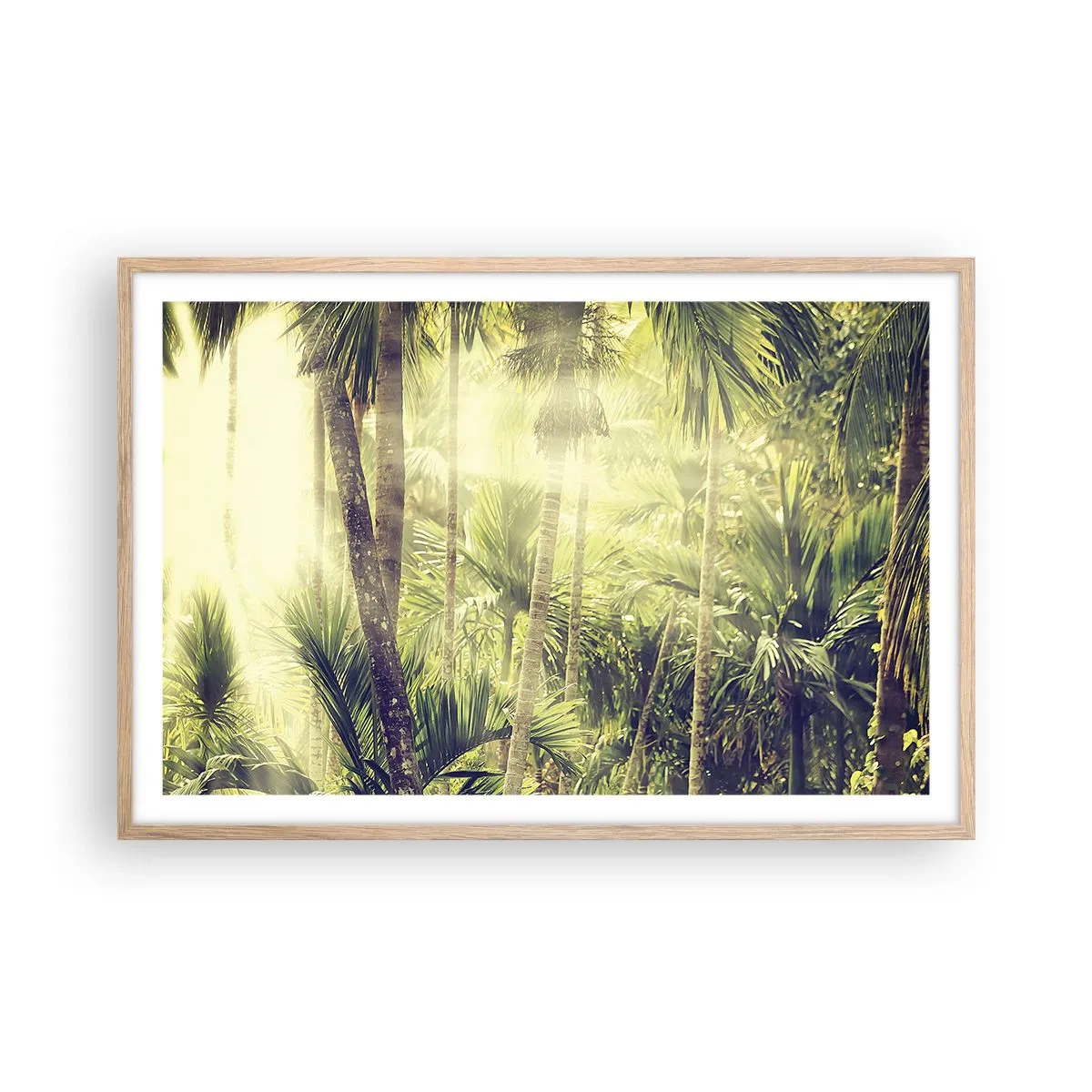 Affisch i ram av ljusek - I gröna glöden - 91x61 cm