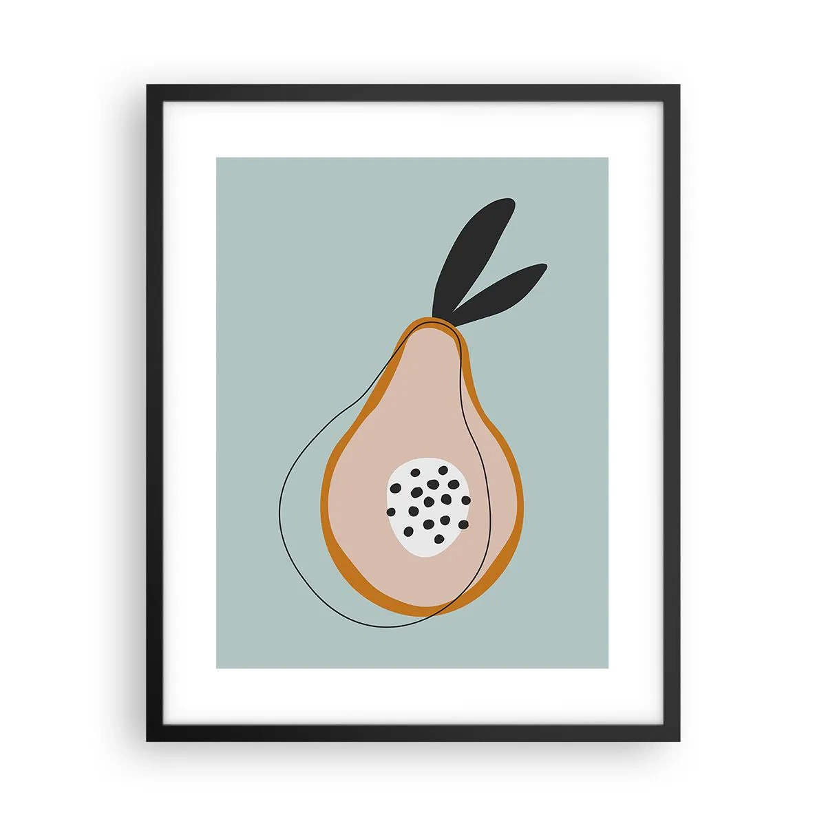 Affisch i svart ram - Att tränga in i sakens natur - 40x50 cm