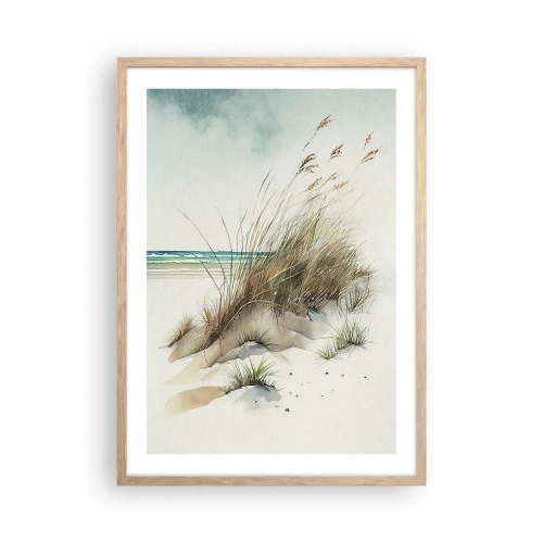 Affisch i ram av ljusek - Inlindad i sand - 50x70 cm