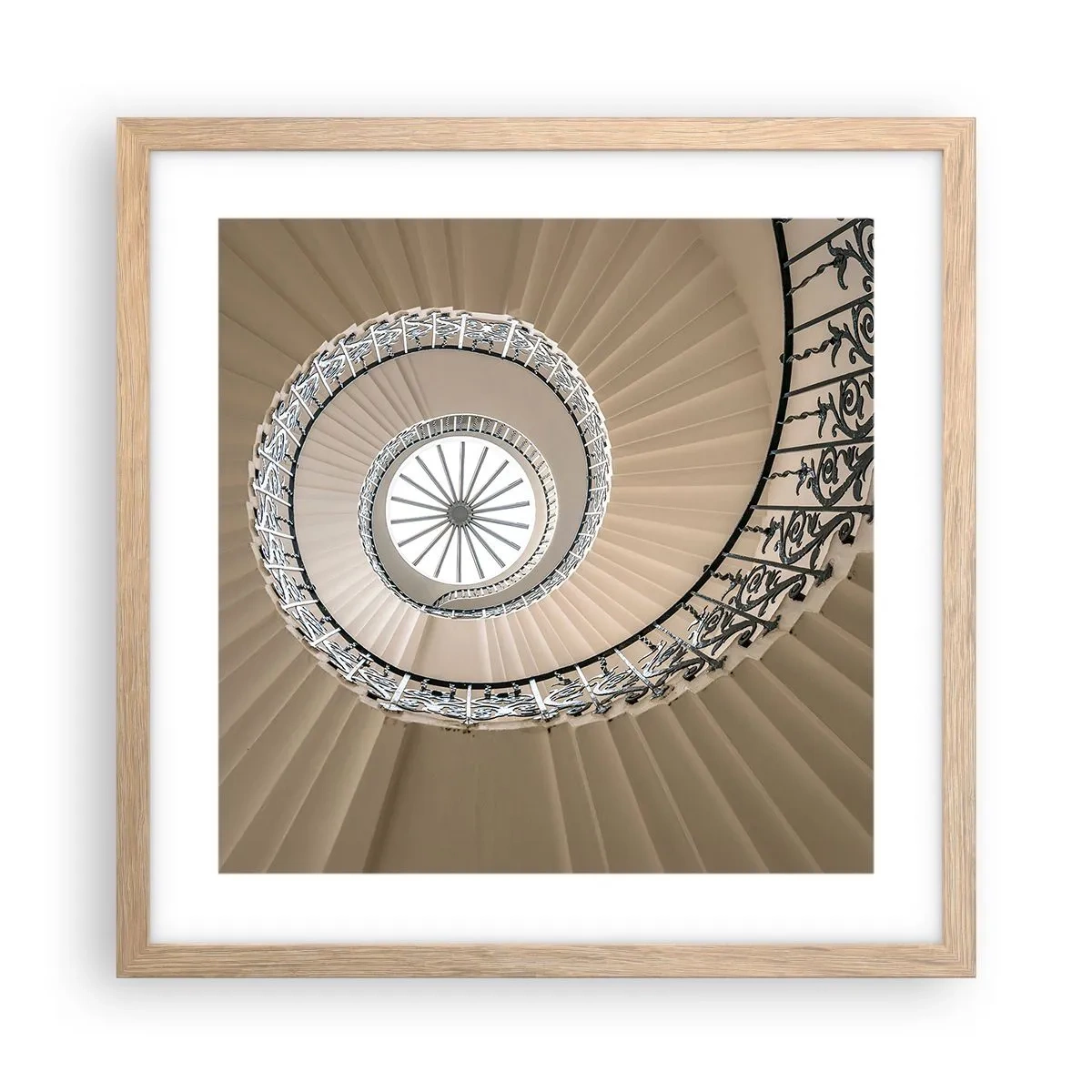 Affisch i ram av ljusek - I musslans mitt - 40x40 cm