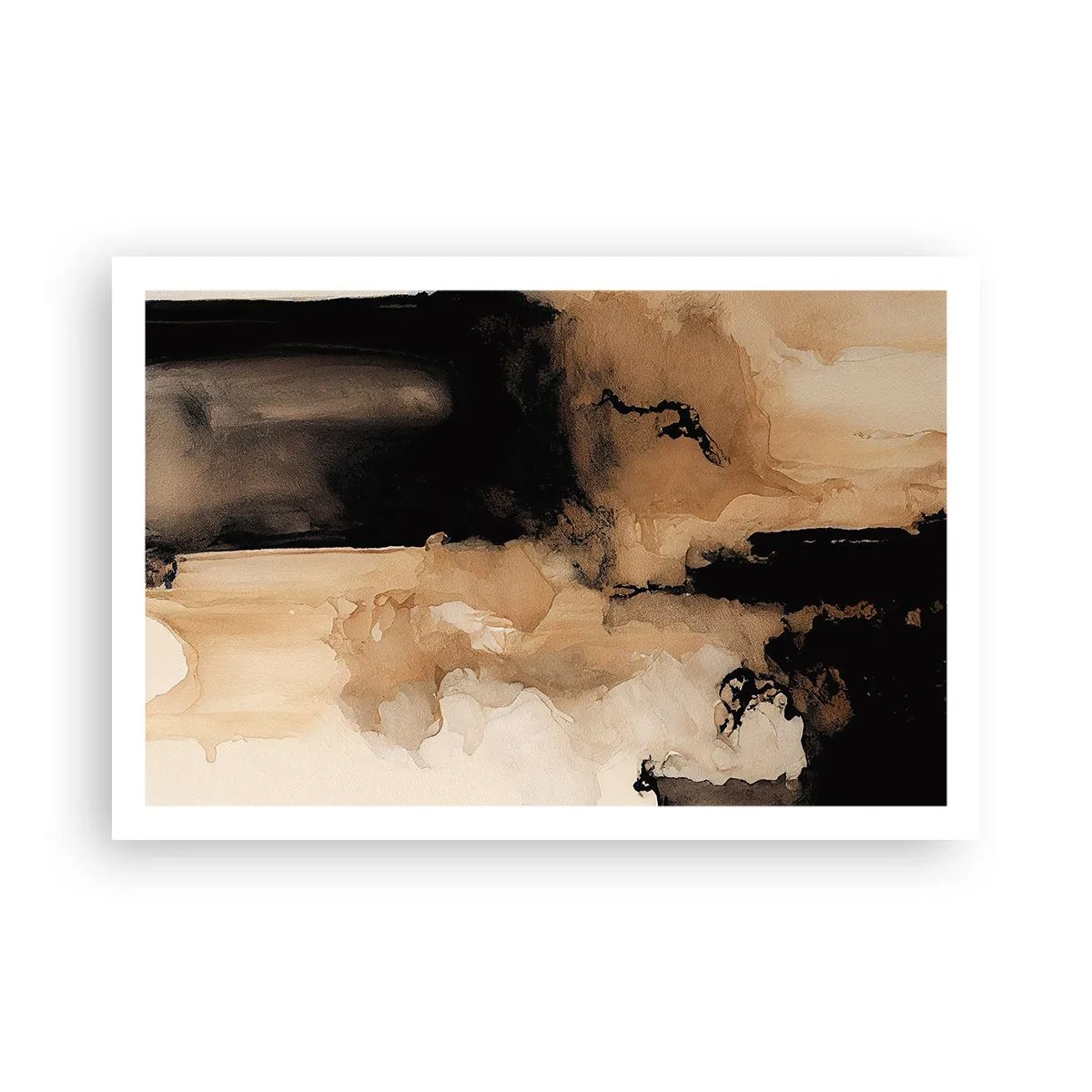 Affisch - Intrigerande abstraktion - 91x61 cm