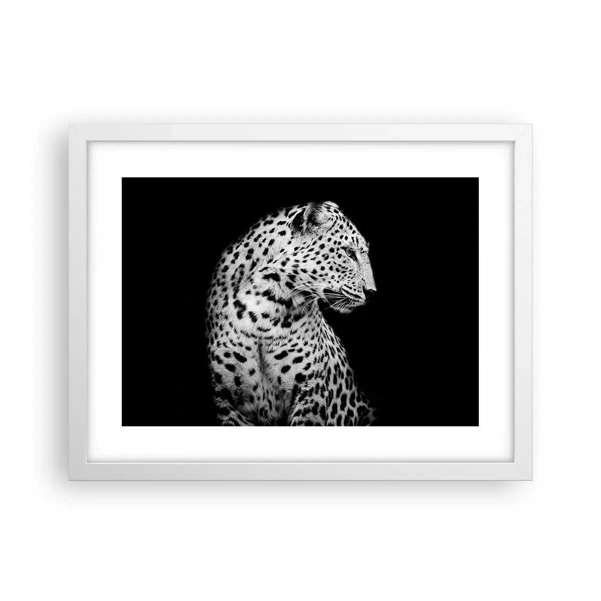 Affisch i vit ram - Perfekt höger profil! - 40x30 cm