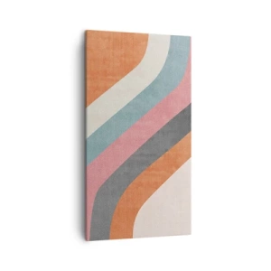 Canvastavla - Bild på duk - Diagonal komposition - rörelse - 45x80 cm