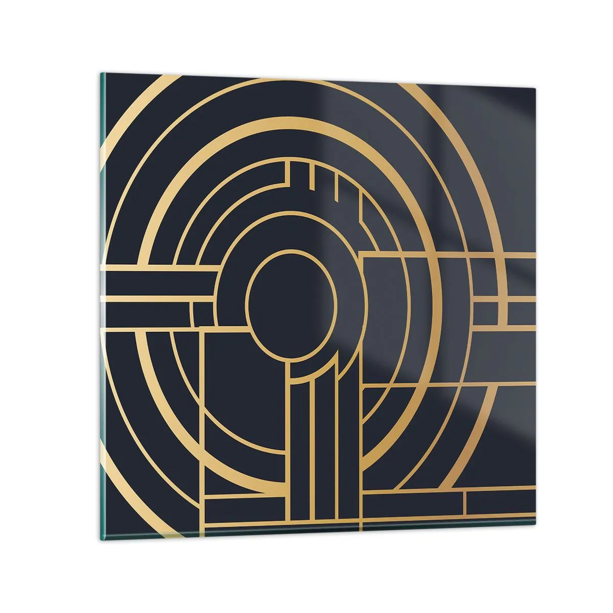 Glastavla - Bild på glas - Sakernas gång - 60x60 cm