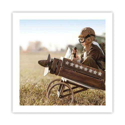 Affisch - Stort mot drömmarna - 50x50 cm