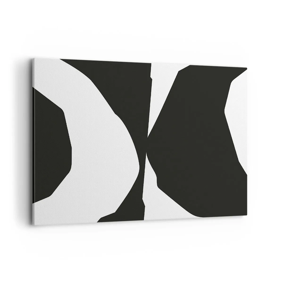 Canvastavla - Bild på duk - Positiv-negativ - 120x80 cm