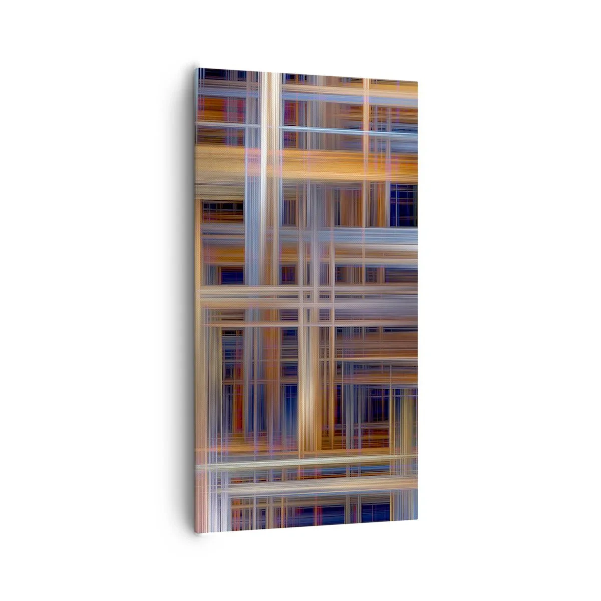 Canvastavla - Bild på duk - Vävd av ljus - 65x120 cm