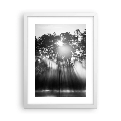 Affisch i vit ram - Ostoppad sol - 30x40 cm