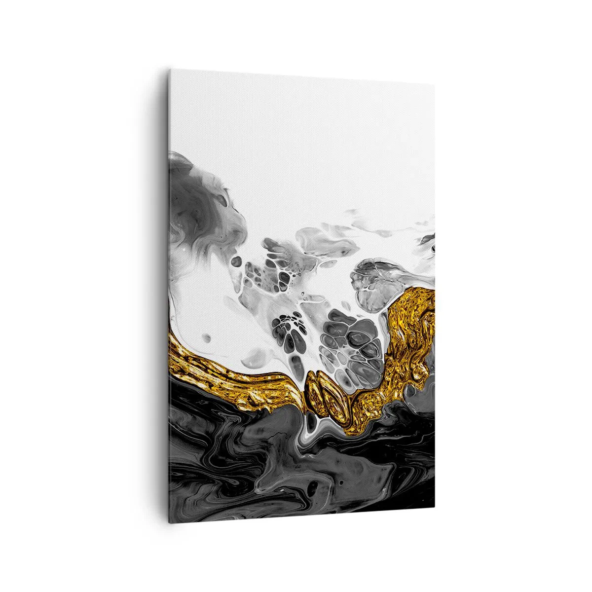 Canvastavla - Bild på duk - Organisk komposition - 80x120 cm