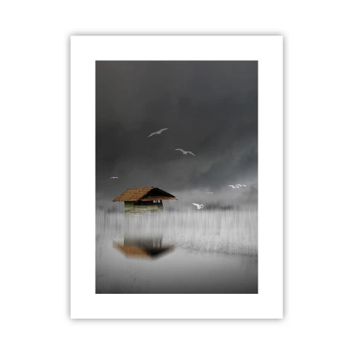 Affisch - Regnskydd - 30x40 cm