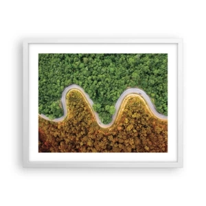 Affisch i vit ram - Gränser och genombrott - 50x40 cm