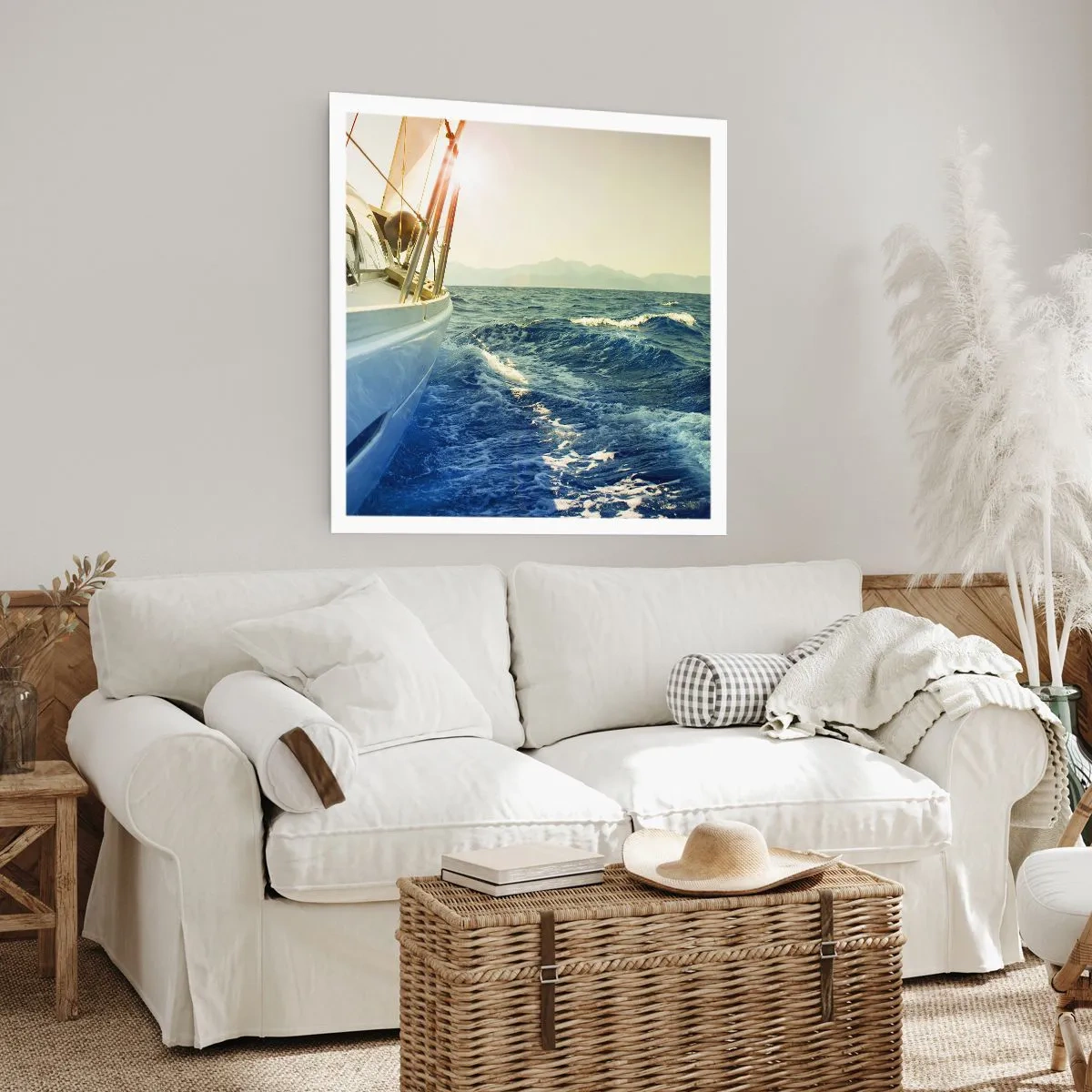 Affisch - Mot äventyret - 30x30 cm