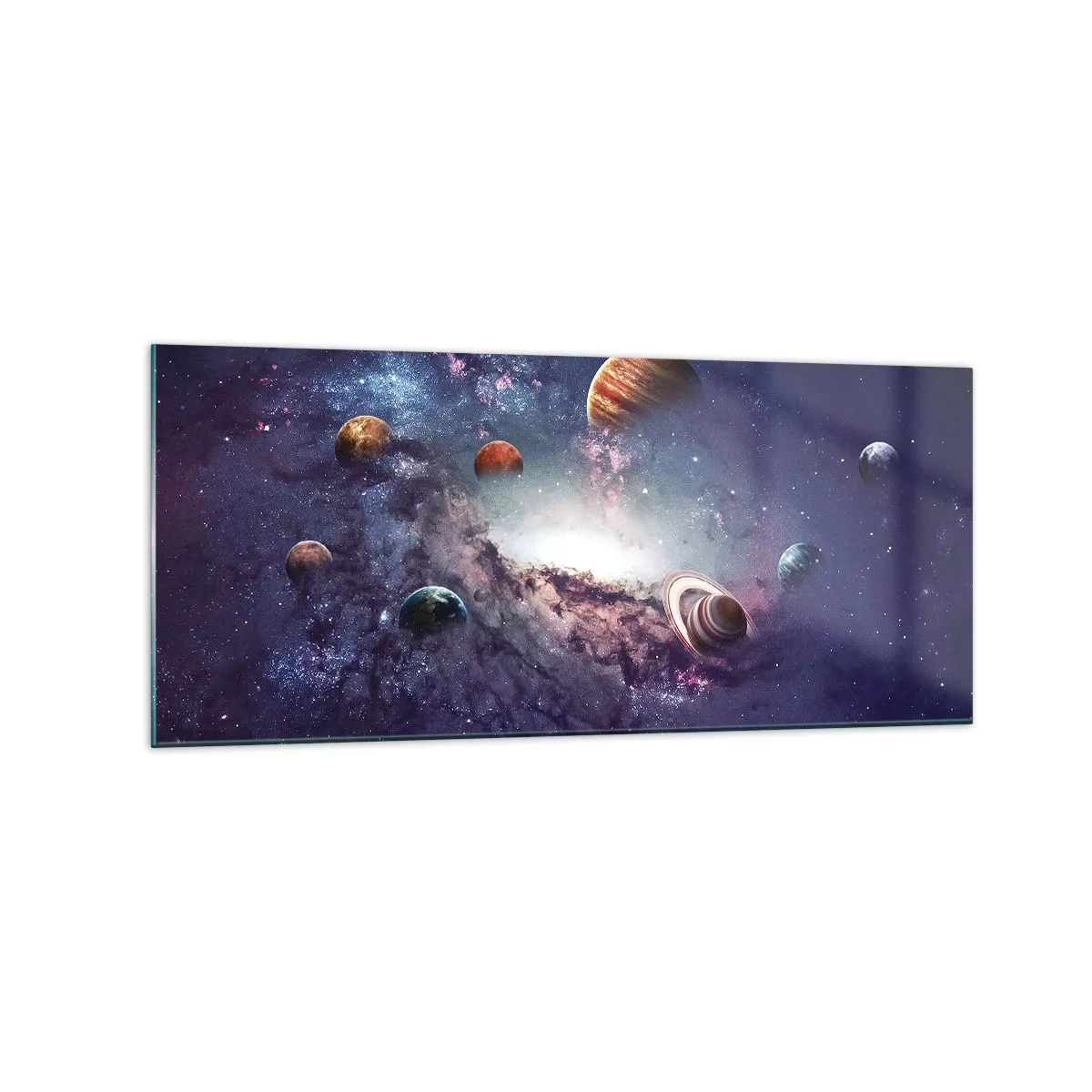 Glastavla - Bild på glas - Sol- och danssystem - 120x50 cm