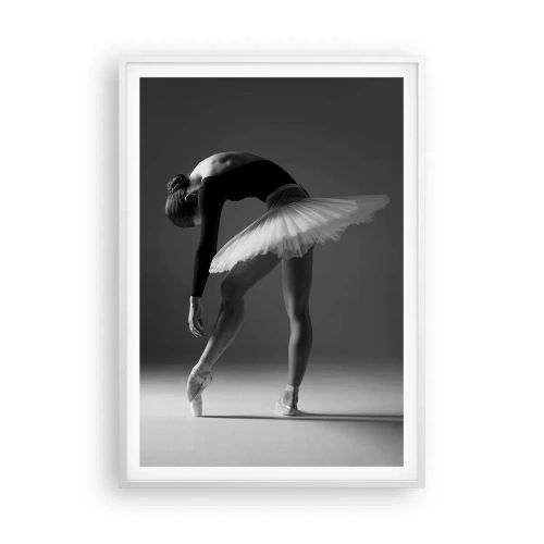 Affisch i vit ram - Bella ballerina - 70x100 cm