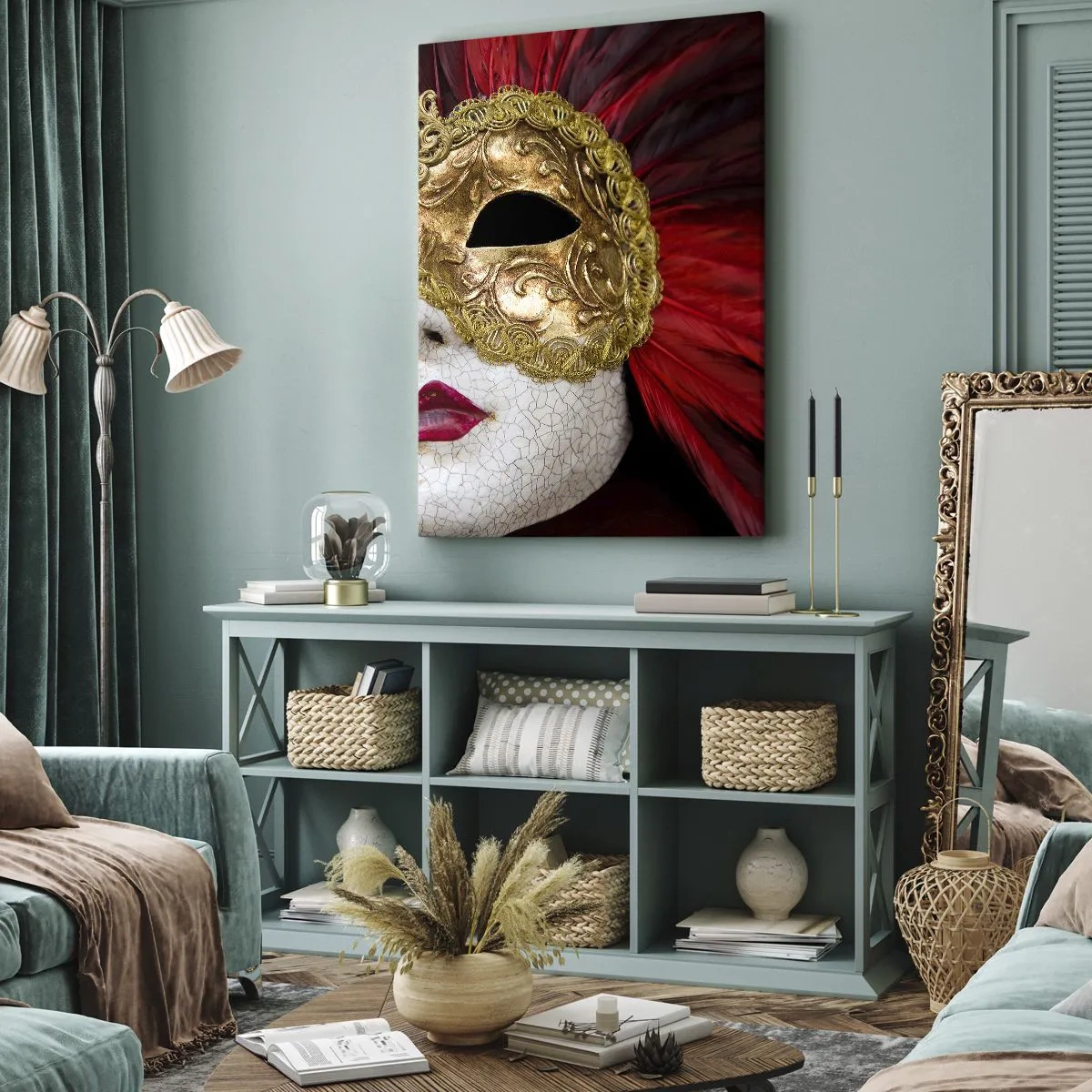 Canvastavla - Bild på duk - Ett löfte om karnevaläventyr - 50x70 cm