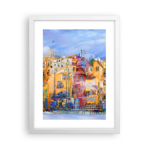 Affisch i vit ram - Vi är tillsammans - 30x40 cm