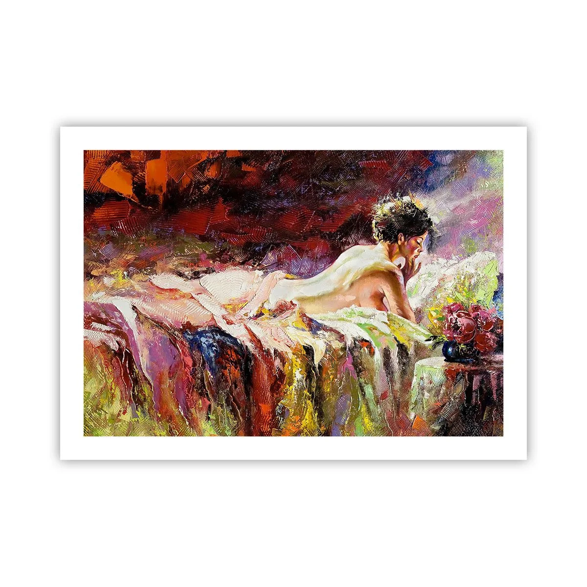 Affisch - Venus försänkt i sina tankar - 70x50 cm