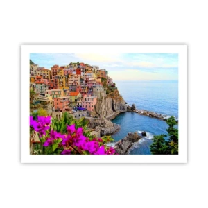 Affisch - Skrattande stad - 70x50 cm