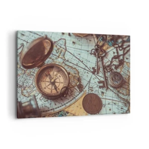 Canvastavla - Bild på duk - För äventyrare - 100x70 cm
